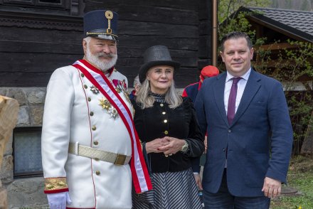 Para książęca i burmistrz Wisły